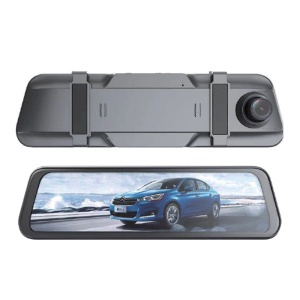 Camera Auto Oglinda Hurtel Full HD G-sensor DVR911 + Camera Marsalier (Gri)