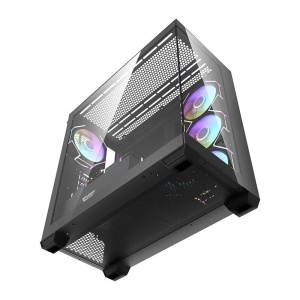 Carcasa PC Darkflash DS900 (Negru) + 7 Ventilatoare ARGB