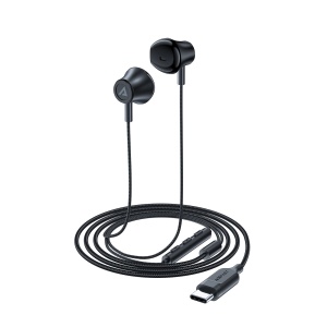 Casti cu Fir In Ear USB-C Acefast L2 Microfon si Telecomanda 1.2m (Negru)