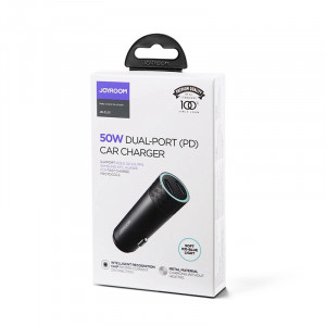 Incarcator Auto Rapid Joyroom JR-CL13, 2x USB-C PD, 50W