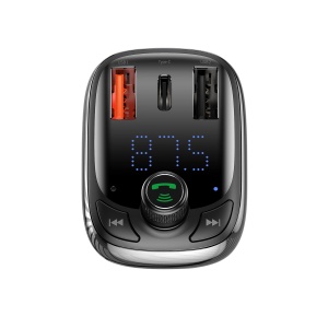 Incarcator Auto Transmitator MP3 Bluetooth Baseus T-Shaped S-13 (negru) CCMT000101