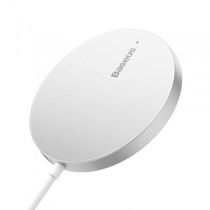 Incarcator wireless magnetic Baseus Simple Mini3 15W (argintiu) 