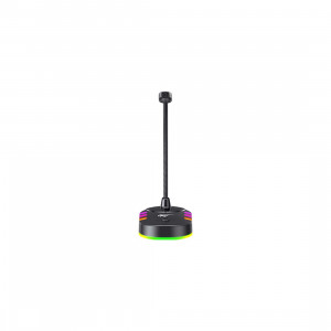 Microfon Gaming de Birou Havit GK58B USB, Omnidirectional, Iluminare Fundal (Negru)