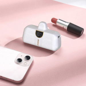 Mini Powerbank Dudao K20SC In Forma De Geanta USB-C 5000mAh - alb