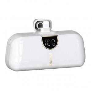 Mini Powerbank Dudao K20SL In Forma De Geanta Lightning 5000mAh - alb