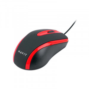 Mouse universal Havit MS753 (negru/rosu) 1000DPI - Img 4