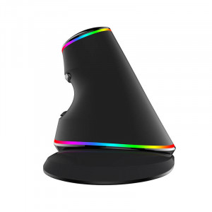 Mouse vertical cu fir Delux M618Plus 4000DPI RGB - Img 4