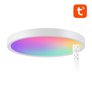 Plafoniera LED Smart WiFi/Bluetooth 30cm 16M RGBCW Gosund LB12 1920lm Tuya + Telecomanda (Alb)