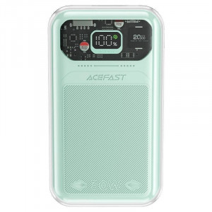 Powerbank Acefast M2 Sparkling Series, 20000mAh, 30W (verde)