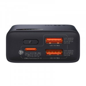 Powerbank Baseus Adaman2 10000mAh, 2xUSB, USB-C, 30W (negru) PPAD040101 - Img 7