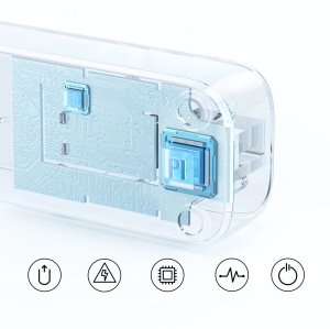 Prelungitor Electric Multiplu cu Comutator 3680W Ugreen CD286 3x AC 2x USB-A 1x USB-C 30W (Alb)