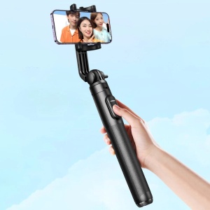 SelfieStick Trepied Telescopic + Telecomanda Bluetooth UGREEN LP586 1.5m (Negru)