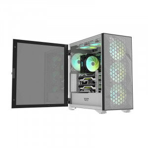 Set de ventilatoare pentru computer Darkflash C6 ARGB 3in1 120x120 (alb) - Img 2