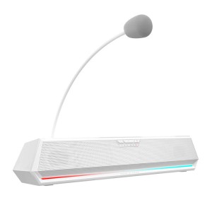 Soundbar Bluetooth Gaming Edifier HECATE G1500 Bar RGB 2 x 2.5W Microfon Detasabil (alb)