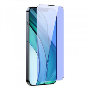 Sticla securizata anti-lumina albastra 0.4mm pentru iPhone 14 Plus/13 Pro Max Baseus SGKN010202 - Img 3