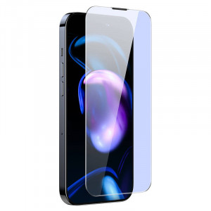 Sticla securizata anti-lumina albastra 0.4mm pentru iPhone 14 Pro Max Baseus SGKN010302 - Img 4