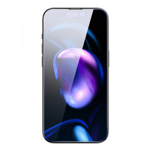 Sticla securizata Baseus Anti-lumina albastra 0.3 mm pentru iPhone 14 Pro Max (2 buc) SGBL080302 - Img 4