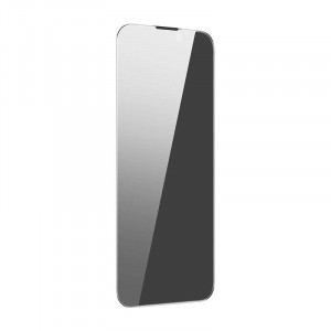Sticla securizata Baseus Crystal rezistenta la praf cu filtru de confidentialitate 0.3 mm pentru iPhone 14 Pro Max (1buc) SGBL180302 - Img 3