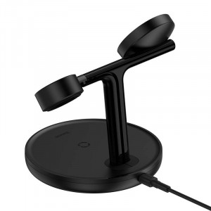 Incarcator wireless inductie multifunctional BASEUS Swan 3 in 1 20W