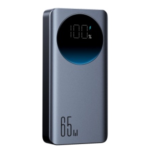 Baterie Externa Powerbank C+C+U Joyroom JR-PBF04 PD 65W 20000mAh, Afisaj Digital + Cablu USB-C 1.2m (Negru)