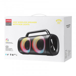 Boxa portabila wireless 40W cu lumini RGB Joyroom