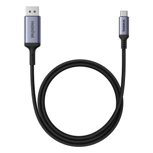 Cablu Adaptor Video USB-C - DisplayPort 1.4 8K 60Hz  Baseus High Definition Series (Negru)
