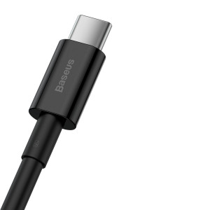 Cablu de date rapid Baseus Superior Series USB la USB-C, 66W, 2 m (negru) CATYS-A01 - Img 3