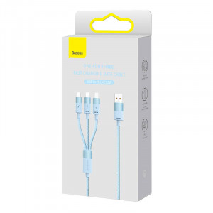 Cablu incarcare USB 3in1 Seria Baseus StarSpeed