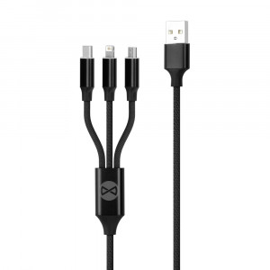 Cablu incarcare Forever 3in1