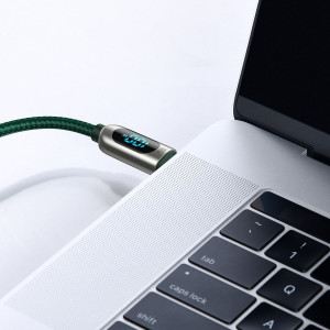 Cablu Incarcare Rapida USB-C la USB-C Baseus Display 100W 2m