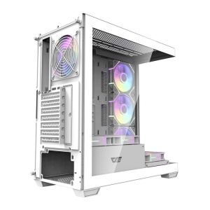 Carcasa PC Darkflash DS900 Alba) + 7 Ventilatoare ARGB