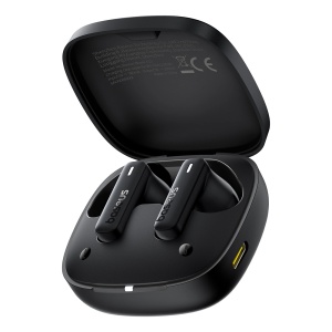 Casti Wireless Bluetooth 5.3 In Ear Baseus Bowie E19 TWS ENC IPX5 (Negru)