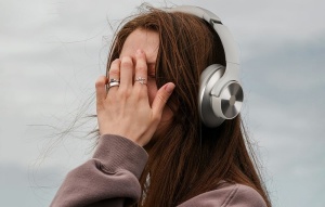 Casti Wireless Bluetooth Over Ear OneOdio A10 ANC, Hi-Res Audio (Alb)