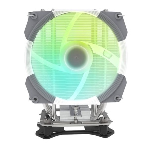 Coller Procesor Racire Activa LED Darkflash S21 ARGB (Radiator + Ventilator 120x130) Alb