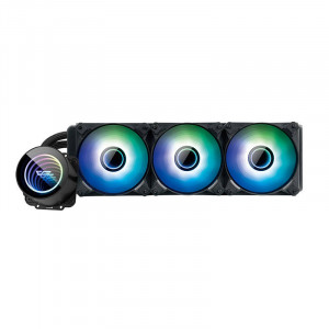 Cooler CPU Darkflash DX360 V2.6 PC Racire cu apa ARGB 3x 120x120 (negru) - Img 2