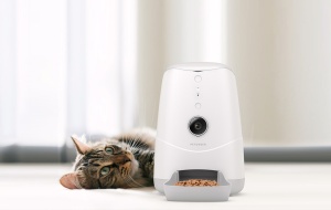 Dozator Mancare Inteligent Petoneer Nutri Vision Cu Camera 720P, 3.7L, WiFi