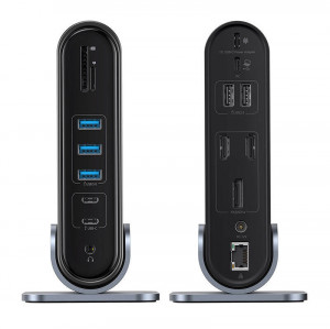 Hub multifunctional Baseus UnionJoy 17 porturi (Gri) B00532304811-00