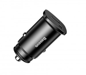 Incarcator auto BASEUS patrat PPS QC4.0 / PD3.0 5A 30W pentru socket bricheta (negru) CCALL-AS01