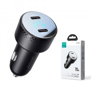 Incarcator Auto Rapid Joyroom JR-CCD02, Dual-Port 2 x USB-C 70W
