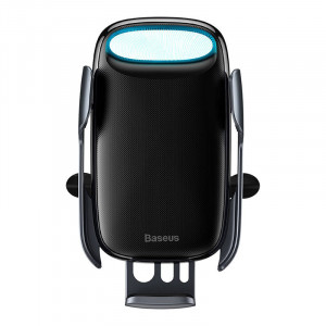Incarcator auto wireless cu suport electric Baseus Milky Way (15W) negru WXHW02-01 - Img 1