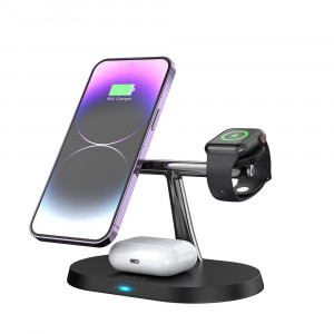 Incarcator wireless 3in1 15W MagSafe Maxlife