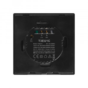 Intrerupator smart simplu WiFi + RF 433 Sonoff T3 EU TX (1 canal) IM190314018 - Img 2