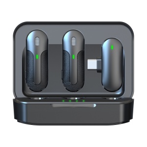 Microfon Wireless Smartphone 2in1 Devia Kintone USB-C (Negru)