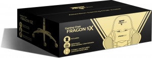 Scaun Gaming Ergonomic FragON - 5X Series, Negru/Alb 2024