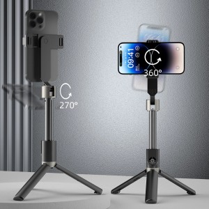Selfie Stick Trepied Telescopic + Telecomanda Bluetooth Dudao F18
