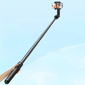 SelfieStick Trepied Telescopic + Telecomanda Bluetooth UGREEN LP586 1.5m (Negru)