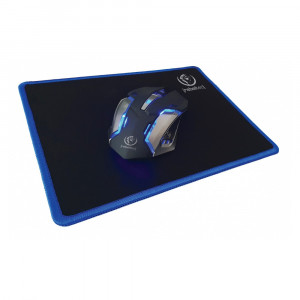 Set gaming cu fir tastatura + casti + mouse + mouse pad Rebeltec