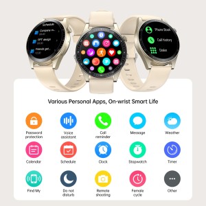 Smartwatch Bluetooth Joyroom JR-FC2 Classic Series IP68 Display 1.32 Inch (Gold)