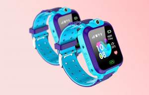 Smartwatch Copii XO H100 Localizare LBS (albastru)