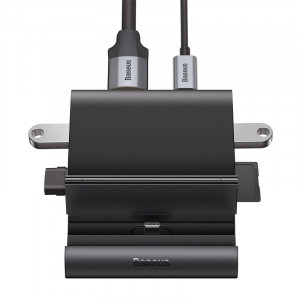 Statie Andocare Hub USB-C Pentru Smartphone Baseus Pro Mate, PD, 100 W (negru) 